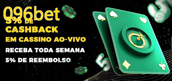 Promoções do cassino ao Vivo 096bet